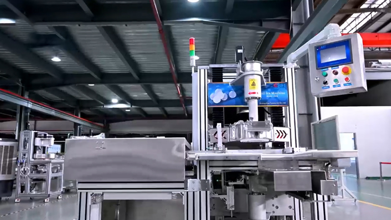 Single Head Automatic Ice Ball Cutting Machine