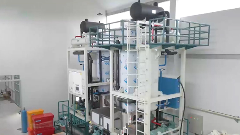2 Sets of 20 Ton Integrated Tube Ice Machines in Indonesia