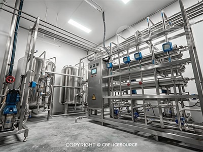 CBFI Engineered a 70 t/day Fully Automated Edible Ice Cup 